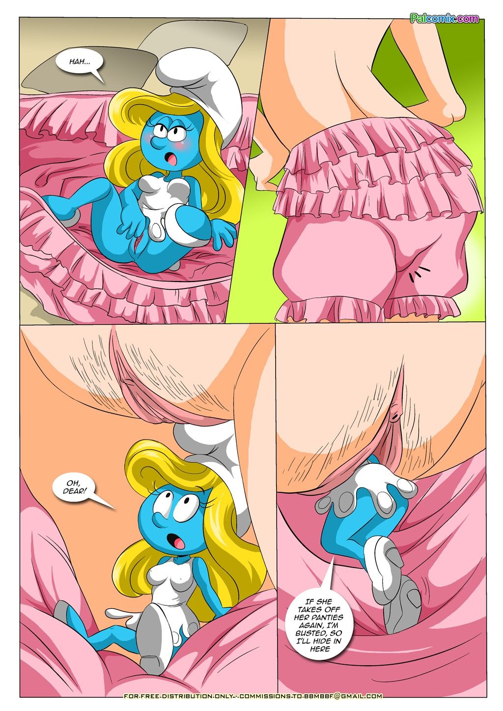 1024px x 1447px - Palcomix] Blue Exposure District (The Smurfs) | Porn Comics
